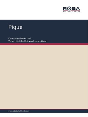 cover image of Pique
